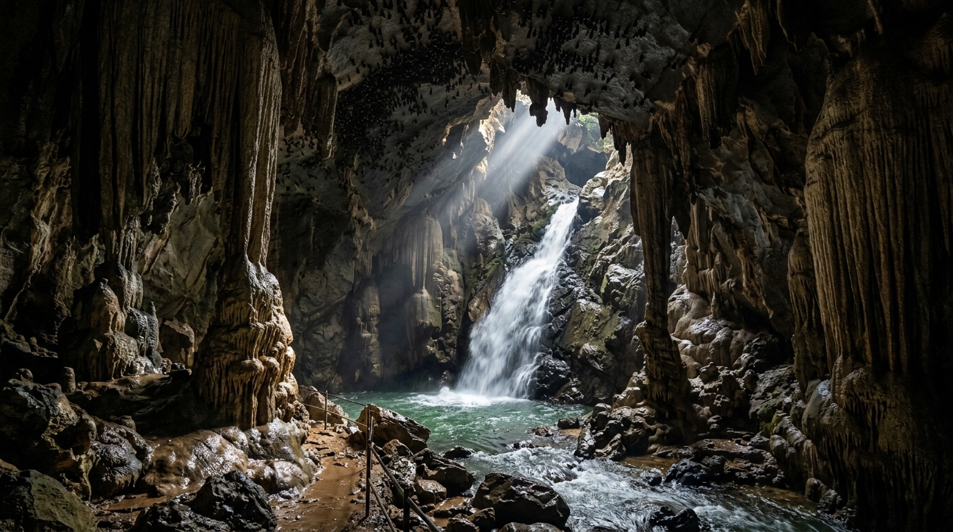 Wavulpane Prehistoric Bat Cave: Speleology, Underground Waterfalls & Ancient Fossils