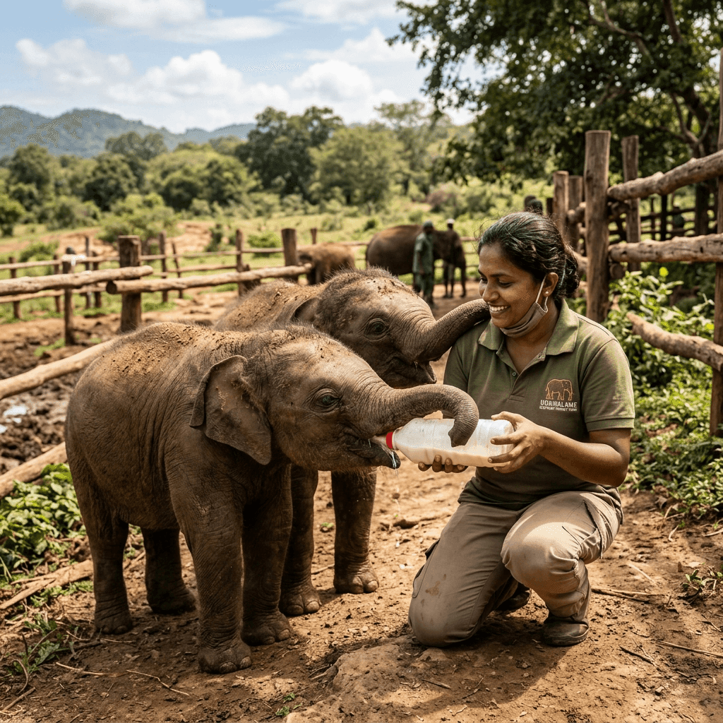 Visit the Udawalawe Elephant Transit Home